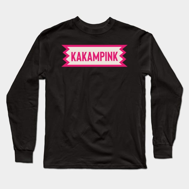 Kakampink Leni Robredo For Philippine President Long Sleeve T-Shirt by docferds